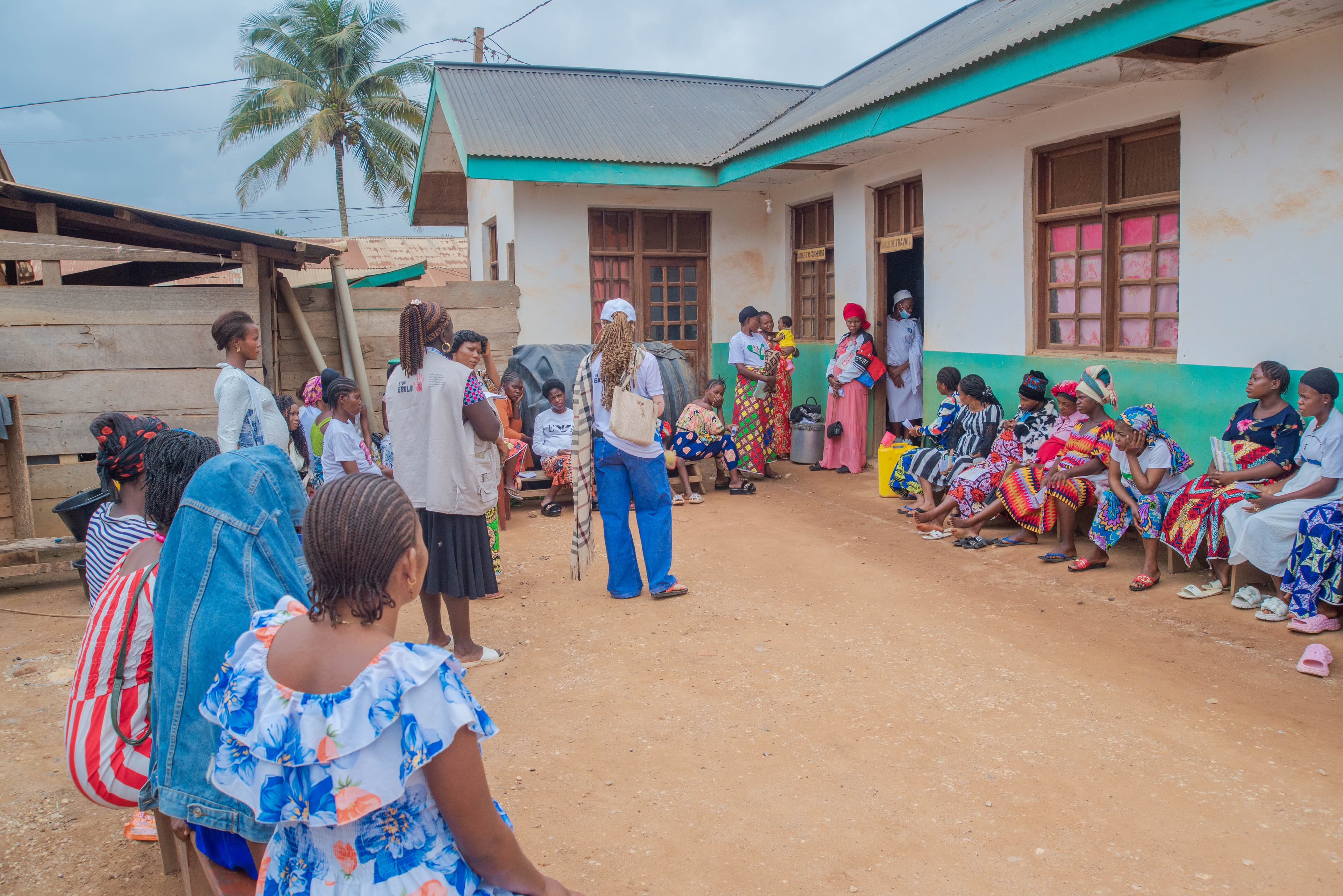 Participants à une action de prévention santé communautaire.