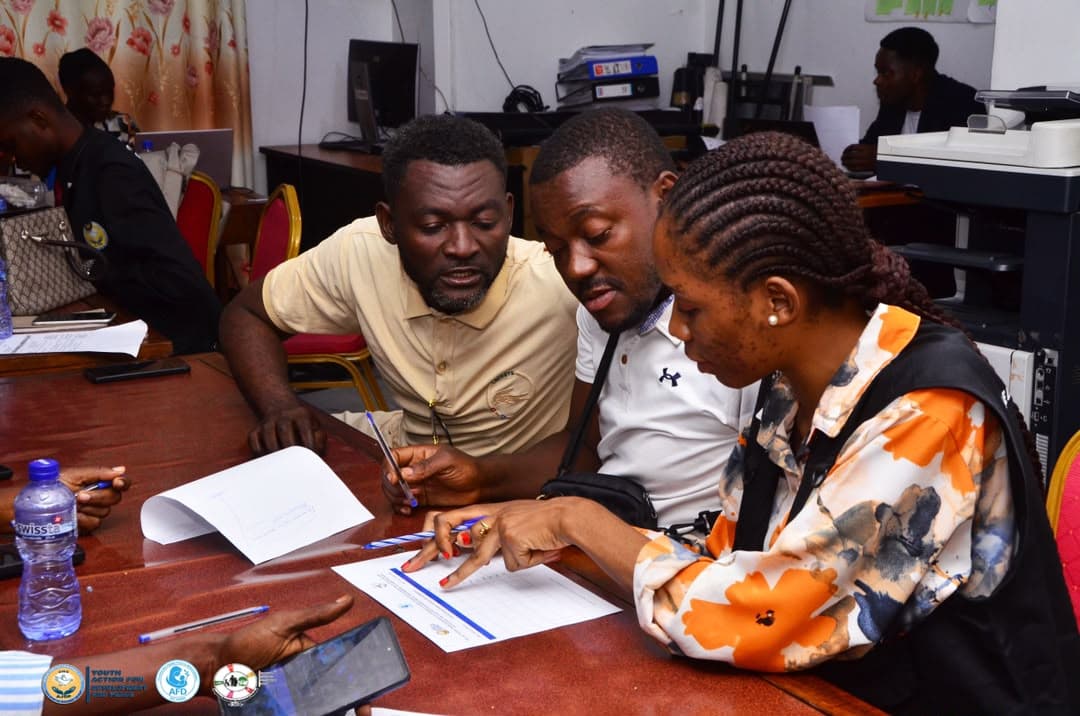Formation des enqueteurs sur le formulaire CAP a Kinshasa.